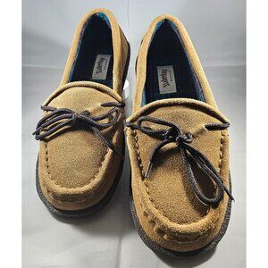 Staheekum Womens Eden Flannel Wheat Moccasin Slippers Size 11